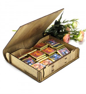 Kitap Kutulu Çikolata - Harry Potter Temalı Şık Hediyelik ile Büyülü Dünyalara Açılan Lezzetli Bir Kapı