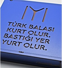 Hediye Çikolata - Türk Balası Kurt Olur Bastığı Yer Yurt Olur ile Güçlü Mesajlar Taşıyan Özgün Bir Tasarım