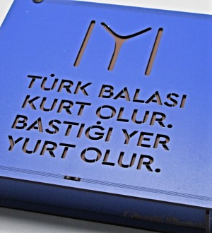 Hediye Çikolata - Türk Balası Kurt Olur Bastığı Yer Yurt Olur ile Güçlü Mesajlar Taşıyan Özgün Bir Tasarım