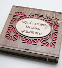 Hediyelik Çikolata - Kişiye Özel Mesajlı, Şık Ahşap Kutulu - Duygularınızı Zarifçe İfade Edin