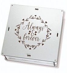 Boş Hediye Kutusu - Always & Forever Yazılı Şık Ahşap Tasarım - Kendi Hediyenizi Kişiselleştirmenin En Zarif Yolu Boş Hediye Kutusu - Always & Forever Yazılı Şık Ahşap Tasarım - Kendi Hediyenizi Kişiselleştirmenin En Zarif Yolu