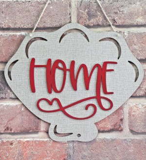 Kapı/Duvar Süsü -Home- Yazılı, Deniz Kabuğu Temalı Tasarım ile Ferah ve Doğadan Esintiler Getirin Kapı/Duvar Süsü -Home- Yazılı, Deniz Kabuğu Temalı Tasarım ile Ferah ve Doğadan Esintiler Getirin