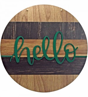 Kapı/Duvar Süsü -Hello- Yazılı, Şık Ahşap Dekoratif Tasarımıyla Misafirlerinize Zarif Bir Selam Verin Kapı/Duvar Süsü -Hello- Yazılı, Şık Ahşap Dekoratif Tasarımıyla Misafirlerinize Zarif Bir Selam Verin