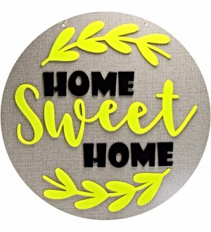 Kapı Süsü Pleksi + Ahşap - Home Sweet Home Yazılı, Süslemeli - Evinizin Girişine Sıcacık ve Zarif Bir Karşılama Kapı Süsü Pleksi + Ahşap - Home Sweet Home Yazılı, Süslemeli - Evinizin Girişine Sıcacık ve Zarif Bir Karşılama