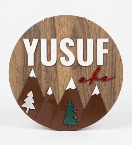 İsimli Kapı Süsü - Dağ Manzaralı, Erkek Bebek / Çocuk Odası ile Doğanın Huzurunu Minik Odanıza Taşıyın İsimli Kapı Süsü - Dağ Manzaralı, Erkek Bebek / Çocuk Odası ile Doğanın Huzurunu Minik Odanıza Taşıyın