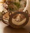 Kedi Yatağı - Ahşap Beşik, Konforlu, Sallanır ve Rahatlatıcı - Kedinizin Uyku Keyfini Katlayan Nostaljik Bir Tasarım