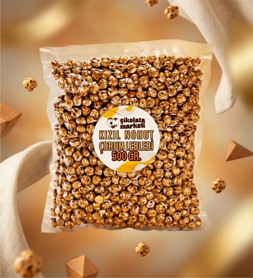 2x500 gr. Çorum Leblebi Kızıl Nohut | Vakumlu Paket Atıştırmalık ile Nostaljik Lezzetleri Bol Bol Yaşayın
