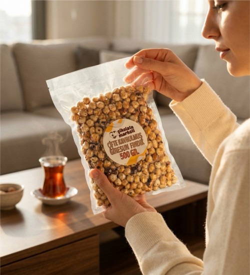 2x500 gr. Çifte Kavrulmuş Fındık | Vakumlu Paket Atıştırmalık ile Aile Boyu Lezzetli ve Taptaze Atıştırmalık