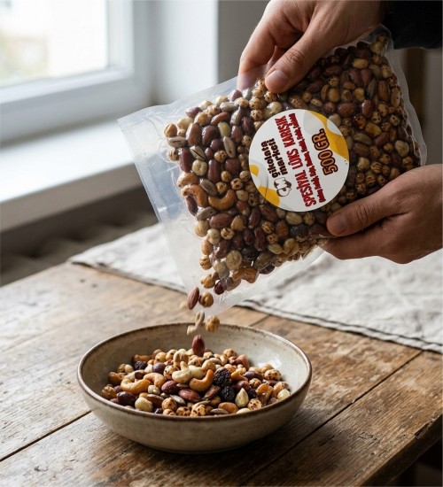 2x500 gr. Spesiyal Karışık Çerez | Vakumlu Paket Atıştırmalık ile Özenle Seçilmiş Lezzetleri Paylaşmanın Keyfi