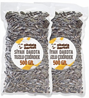 2x500 gr. Siyah Tuzlu Dakota Çekirdek | Vakumlu Paket ile Uzun Sohbetlere Eşlik Eden Tat 2x500 gr. Siyah Tuzlu Dakota Çekirdek | Vakumlu Paket ile Uzun Sohbetlere Eşlik Eden Tat