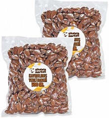 2x500 gr. Kavrulmuş Yerli Badem | Vakumlu Paket Atıştırmalık ile Kalabalık Sofralar İçin Bol ve Doğal Lezzet