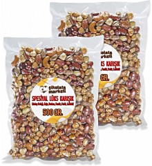 2x500 gr. Spesiyal Karışık Çerez | Vakumlu Paket Atıştırmalık ile Özenle Seçilmiş Lezzetleri Paylaşmanın Keyfi 2x500 gr. Spesiyal Karışık Çerez | Vakumlu Paket Atıştırmalık ile Özenle Seçilmiş Lezzetleri Paylaşmanın Keyfi