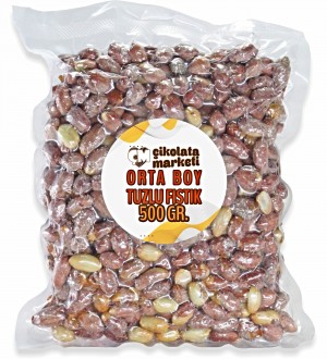 500 gr. Tuzlu Fıstık Orta Boy | Vakumlu Paket Atıştırmalık ile Klasik Tadın En Taze ve Lezzetli Hali 500 gr. Tuzlu Fıstık Orta Boy | Vakumlu Paket Atıştırmalık ile Klasik Tadın En Taze ve Lezzetli Hali