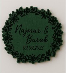 Ahşap Magnet - İsimli Tarihli Nikah Nişan Düğün Kına Model 2 ile Davetlerinize Estetik Bir Anı Ekleyin Ahşap Magnet - İsimli Tarihli Nikah Nişan Düğün Kına Model 2 ile Davetlerinize Estetik Bir Anı Ekleyin
