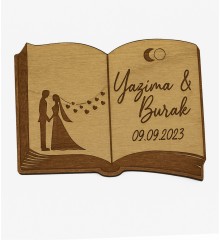Magnet - Kitap Model - İsimli Tarihli Nikah Nişan Düğün Kına - Masalsı Bir Başlangıcı Ölümsüzleştirin Magnet - Kitap Model - İsimli Tarihli Nikah Nişan Düğün Kına - Masalsı Bir Başlangıcı Ölümsüzleştirin