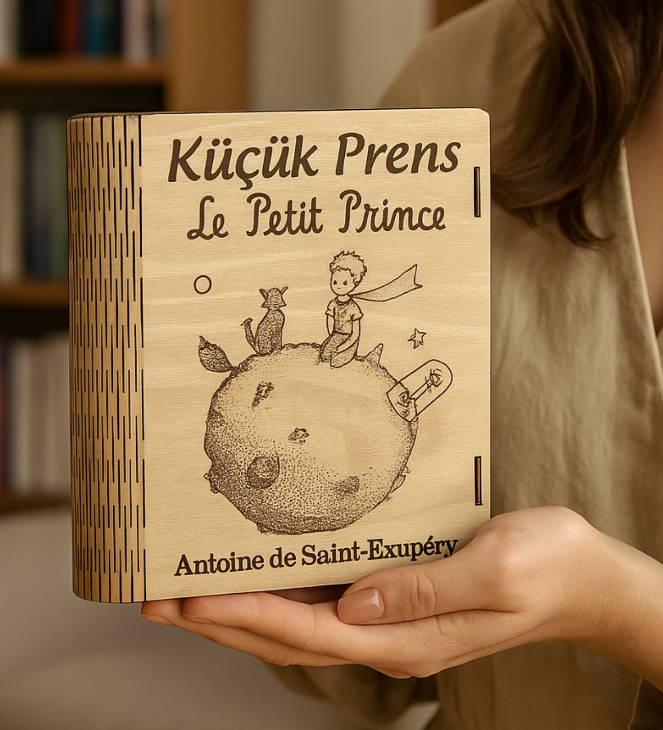 Kitap Kutulu Hediyelik Çikolata - Küçük Prens Temasıyla Masalsı Bir Tatlı Hikayeye Davet Edin